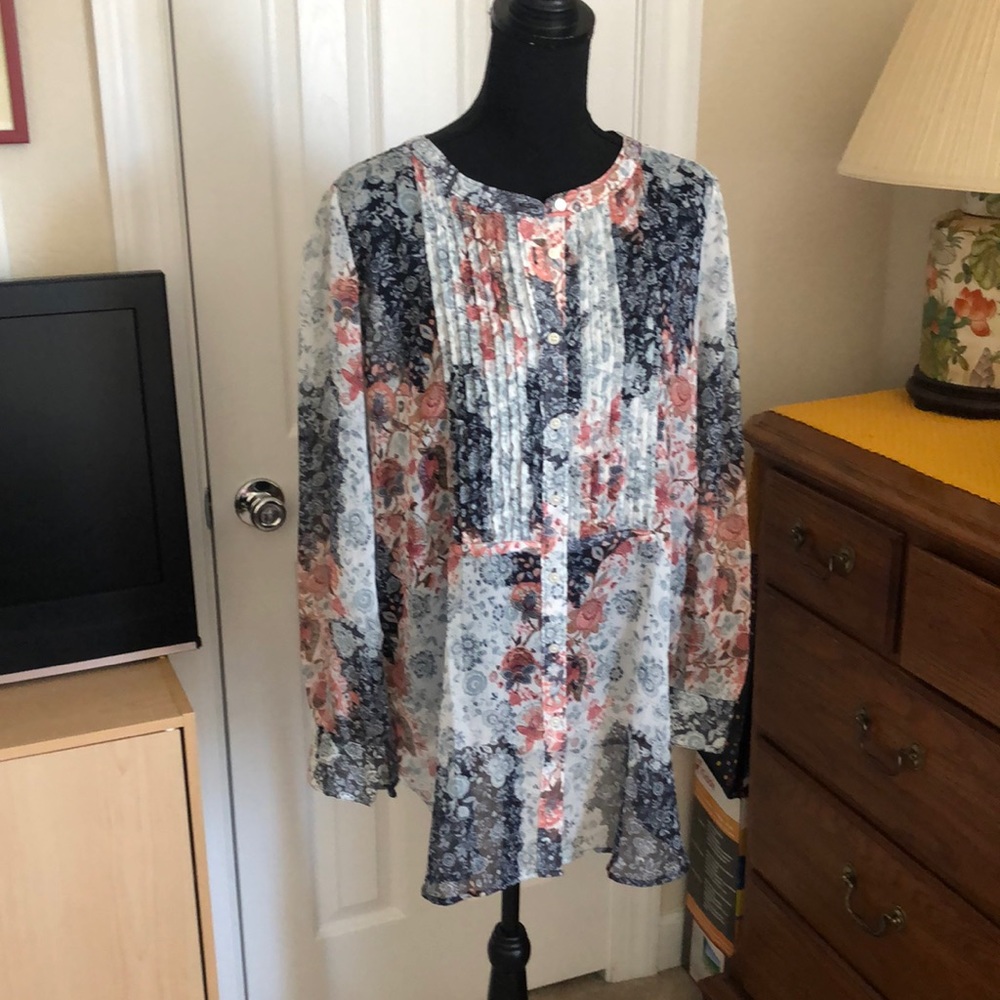 Loft print blouse